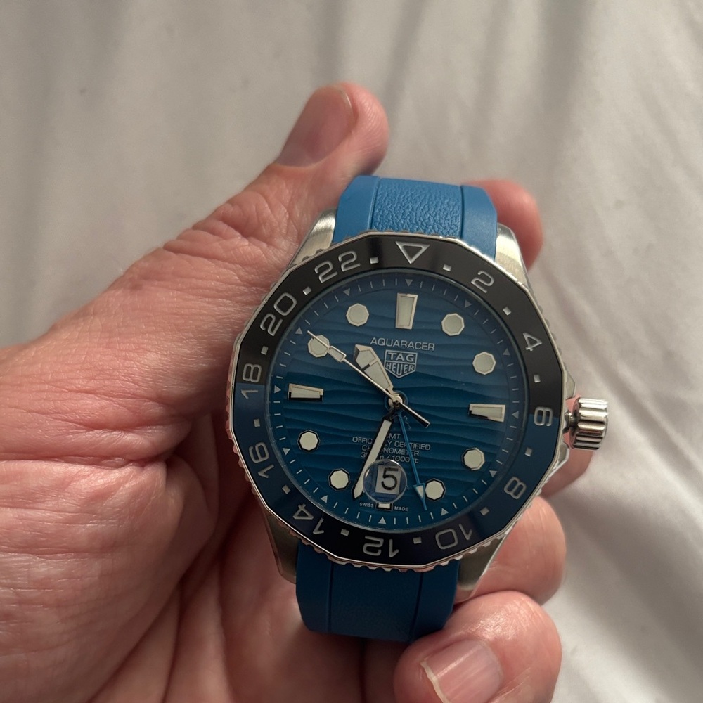 Aquaracer type Blue Dial Watch